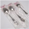 Image 2 : 3pc Gorham Sterling Melrose Serving Set, Solid & Slotted Spoons
