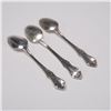 Image 2 : 3pc Oneida Sterling Silver Demitasse Spoons, Afterglow