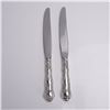 Image 2 : 2pc Alvin Sterling Silver Dinner Knives, French Scroll Pattern