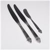 3pc Oneida King Cedric Sterling Silver Knives
