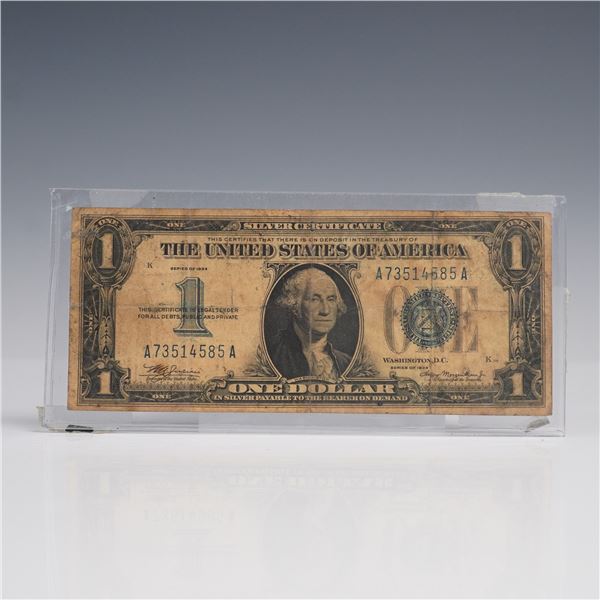 1934 $1 United States Silver Certificate Banknote