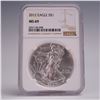 2012 American Silver Eagle One Dollar Coin NGC Graded MS 69