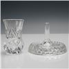 Image 5 : 4pc Crystal Vase, Toothpick Holder & Ring Stand Collection