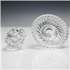 Image 6 : 4pc Crystal Vase, Toothpick Holder & Ring Stand Collection