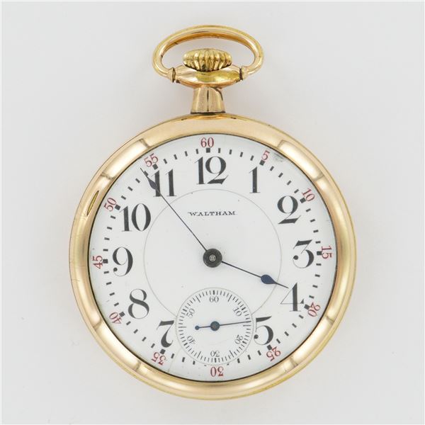 Waltham Watch Co. 645 Railroad Grade 16S 20 Year Gold Filled Pocket Watch