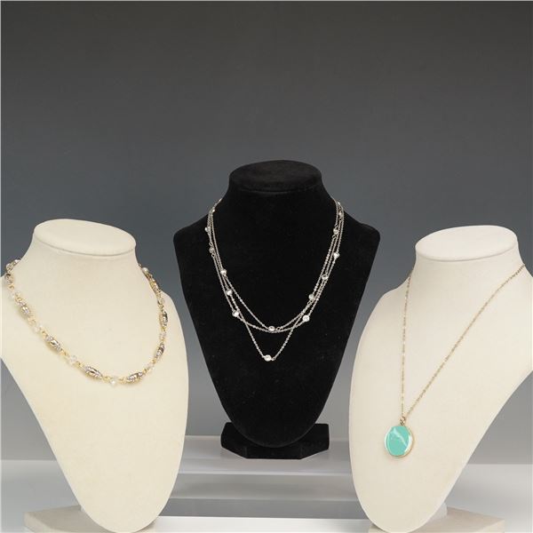 3pc Fashion Necklace Set Including Landau