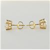 Image 4 : Pair of Lab-Grown Diamond Stud Earrings, 2.10 TCW in 14K Yellow Gold
