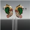 Image 3 : 3 Pairs of Vintage Clip-On Earrings, Nat Landau Hyman and 18K GP