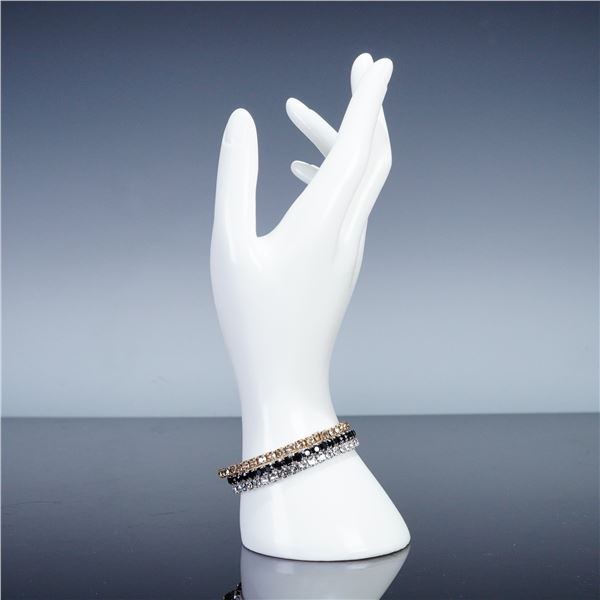 3pc Crystal Set Stretch Tennis Bracelets