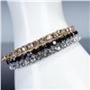 Image 2 : 3pc Crystal Set Stretch Tennis Bracelets