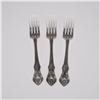 Image 1 : 3pc Oneida Sterling Silver Dinner Forks, Afterglow