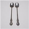 Image 1 : Pair of Oneida Sterling Silver Iced Teaspoons, Afterglow