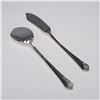 Image 2 : Pair of Oneida Damask Rose Sterling Silver Jelly Spoon and Butter Knife