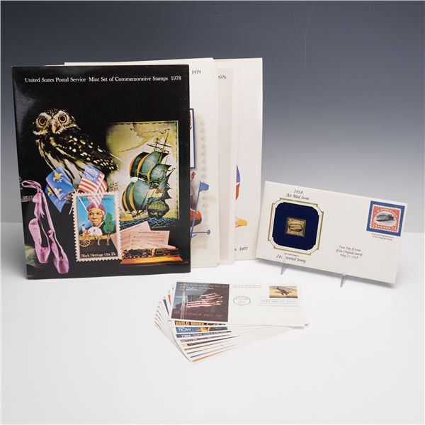 15pc United States Postal Service Commemorative Stamps