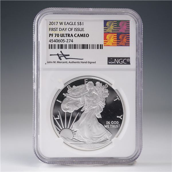 2017-W US 1oz Silver Eagle NGC PF70 UCAM FDOI