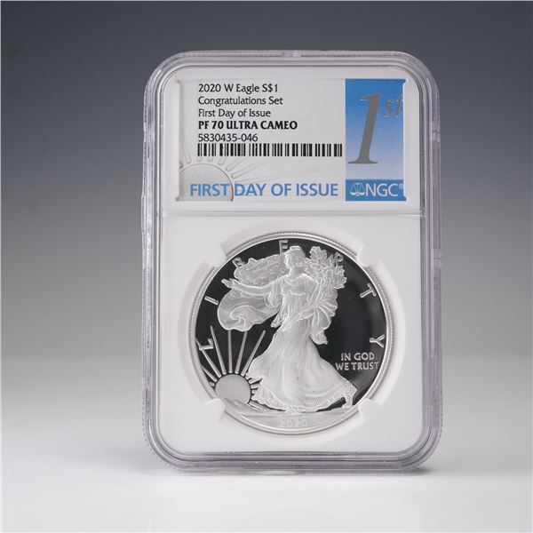 2020-W US 1oz Silver Eagle NGC PF70 UCAM FDOI