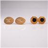 Image 1 : 2 Pairs of Art Deco Inspired Gold Tone Cufflinks, Swank and KC