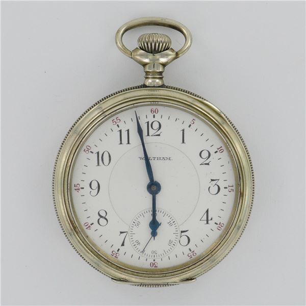 Waltham Watch Co. Vanguard Railroad Grade 16S Silveroid Pocket Watch