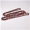 Image 4 : Onyx and Carnelian Beaded Necklace with 14K Gold Clasp