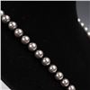 Image 2 : Silver Tone Faux Pearl Necklace with Decorative Clasp