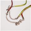 Image 6 : 7pc Silk and Leather Necklace Set