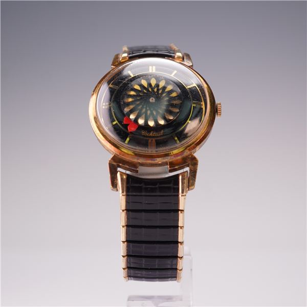 Ernest Borel Cocktail Kaleidoscope Watch w/ Expansion Bracelet