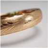 Image 7 : Pair of 14K Gold Engraved Bangle Bracelets