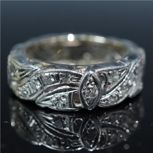 Brilliant Cut Diamond Platinum Band