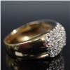 Image 3 : Gold and Diamond Dome Ring
