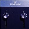 Image 2 : 2 Pairs of Swarovski Crystal Drop and Bella Tanzanite Earrings