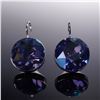 Image 3 : 2 Pairs of Swarovski Crystal Drop and Bella Tanzanite Earrings