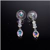 Image 6 : 2 Pairs of Swarovski Crystal Drop and Bella Tanzanite Earrings
