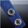 Image 4 : Swarovski Crystal Slake Dark Blue Dot Bracelet