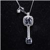 Image 3 : 2pc Swarovski Crystal Laureen Ring and Pendant Necklace