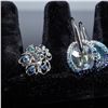 Image 6 : 3pc Swarovski Crystal Earrings, Rings, and Tack Pin