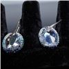 Image 9 : 3pc Swarovski Crystal Earrings, Rings, and Tack Pin