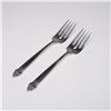 Image 1 : 2pc Oneida Sterling Silver Salad Forks, King Cedric