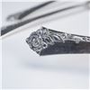 Image 2 : 3pc Oneida Heirloom Sterling Silver Damask Rose Serving Spoons & Fork