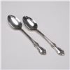 Image 1 : Pair of Oneida Sterling Silver Teaspoons, Afterglow
