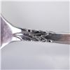 Image 2 : 2pc Oneida Heirloom Sterling Silver Soup Spoons, Damask Rose