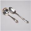 Image 1 : 2pc Oneida Sterling Silver Serving Spoons, Afterglow