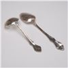 Image 2 : 2pc Oneida Sterling Silver Serving Spoons, Afterglow