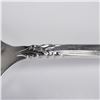 Image 2 : 3pc Oneida Heirloom Sterling Silver Damask Rose Soup Spoons
