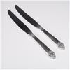 2pc Oneida Sterling Silver King Cedric Place Knives