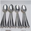 Image 2 : 48pc Oneida Heirloom Sterling Flatware Set, Damask Rose