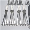 Image 4 : 48pc Oneida Heirloom Sterling Flatware Set, Damask Rose
