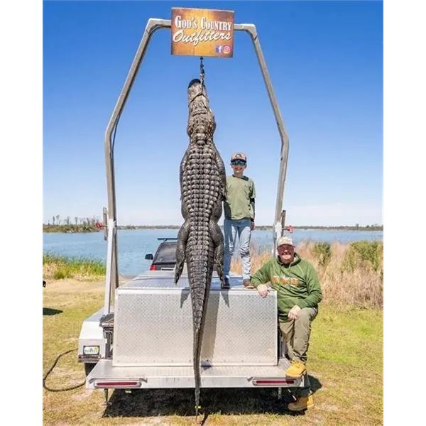 Trophy Gator & Wild Hog Hunt in Florida - God's Country Outfitters
