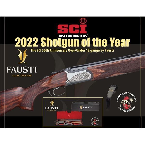FAUSTI , 2022 SCI Gun of the YEAR , 12 GA. Over and Under , 28” Barrel, 3” Chamber
