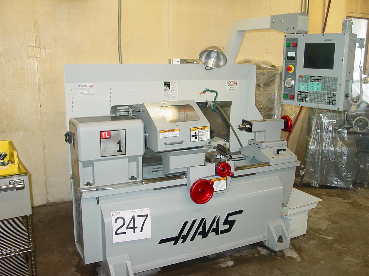 HAAS TL1 CNC LATHE, PROGRAMMABLE, POSITION TURRET, QUICK CODE, G CODE, INTUATIVE & TEACH MODE PROG