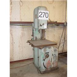 VERTICAL BAND SAW GERMAN MADE TOOL MAKER 15” THROAT DEPTH W/BLADE WELDER W/TILTING TABLES VARIABLE S